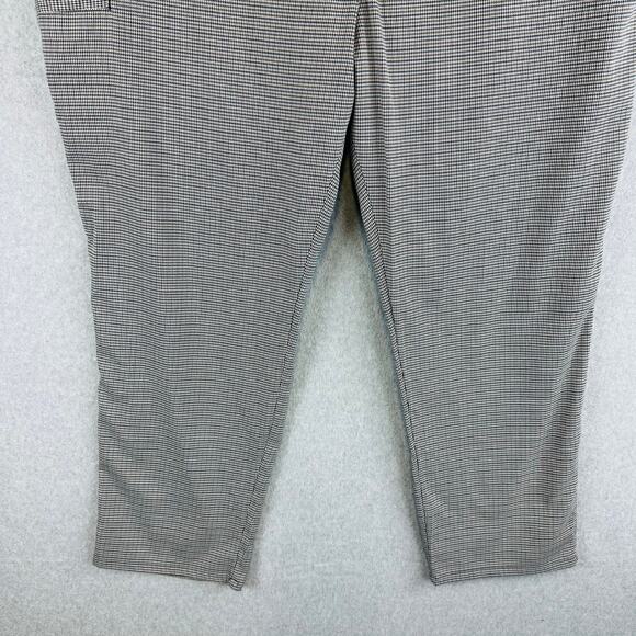 Original Use Mens Jeans Sz 4XL Tall Pant Pull on Tie Stretch Waist Houndstooth - Picture 3 of 9